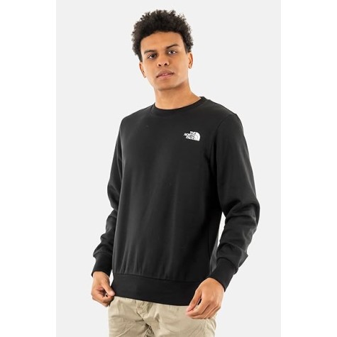 FELPA GIROCOLLO THE NORTH FACE NERA UOMO