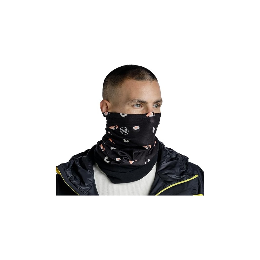 BUFF SCALDACOLLO  NECK WARMER BLACK MULTIFUNCIONAL