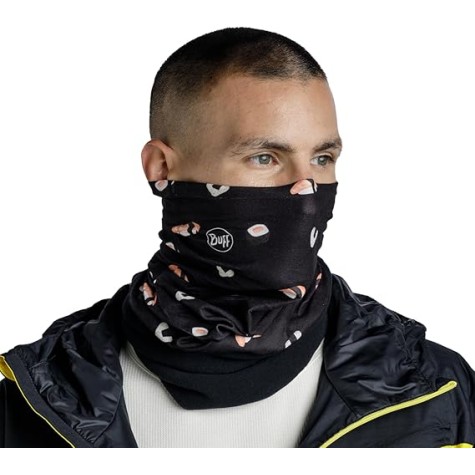 BUFF SCALDACOLLO  NECK WARMER BLACK MULTIFUNCIONAL