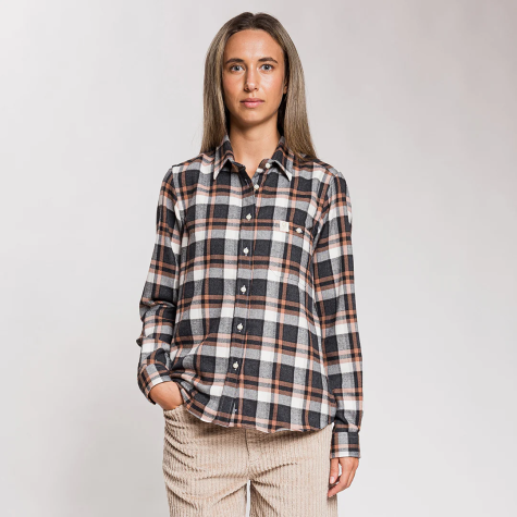 camicia donna rock experience canazei fit chak black +sand