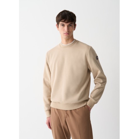 FELPA GIROCOLLO COLMAR UOMO BEIGE 8232R
