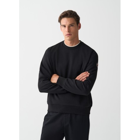 FELPA GIROCOLLO COLMAR UOMO NERO 8232R