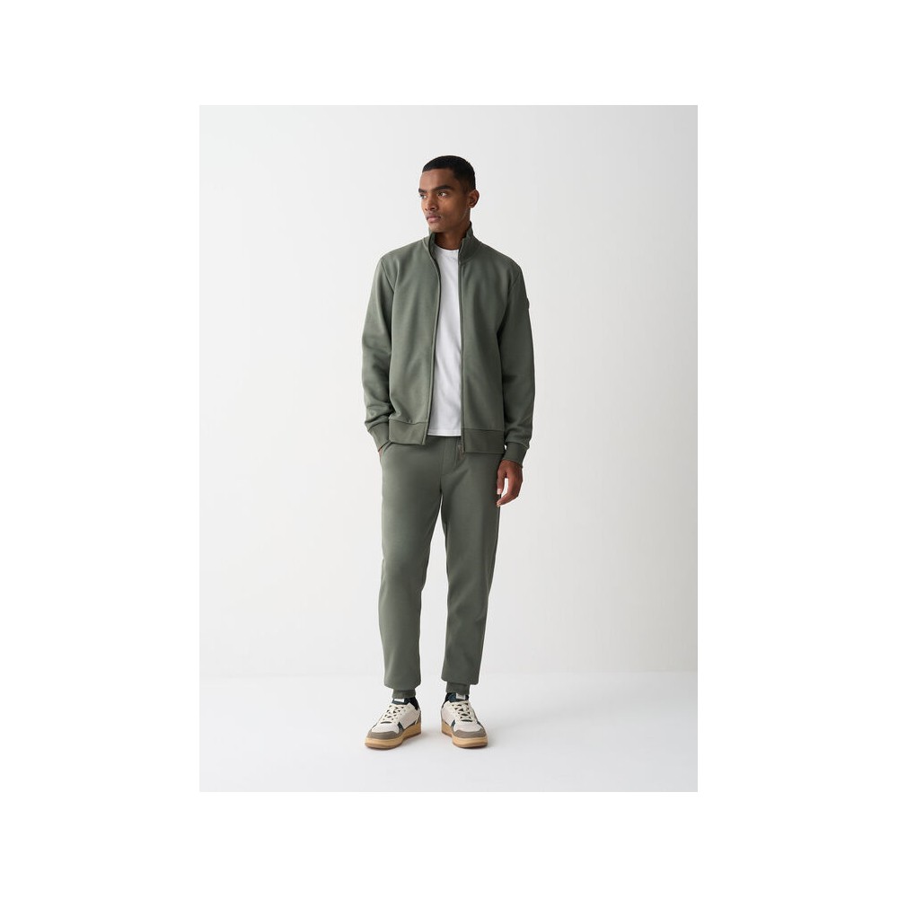 FELPA ZIP LUNGA VERDE COLMAR UOMO 6203R