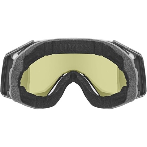MASCHERA SCI UVEX GRAVITY FM GREEN CLEAR MIRROR SILVER