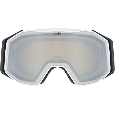 MASCHERA SCI UVEX GRAVITY FM GREEN CLEAR MIRROR SILVER