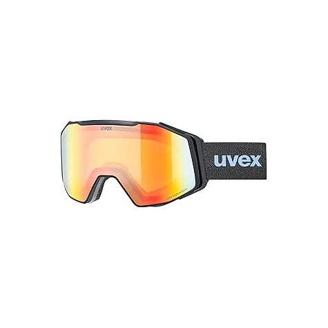 MASCHERA SCI UVEX GRAVITY FM ORANGE CLEAR MIRROR RAINBOW