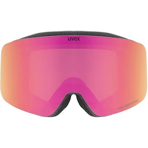 MASCHERA SCI UVEX PWDR FM GREEN CLEAR  PINK