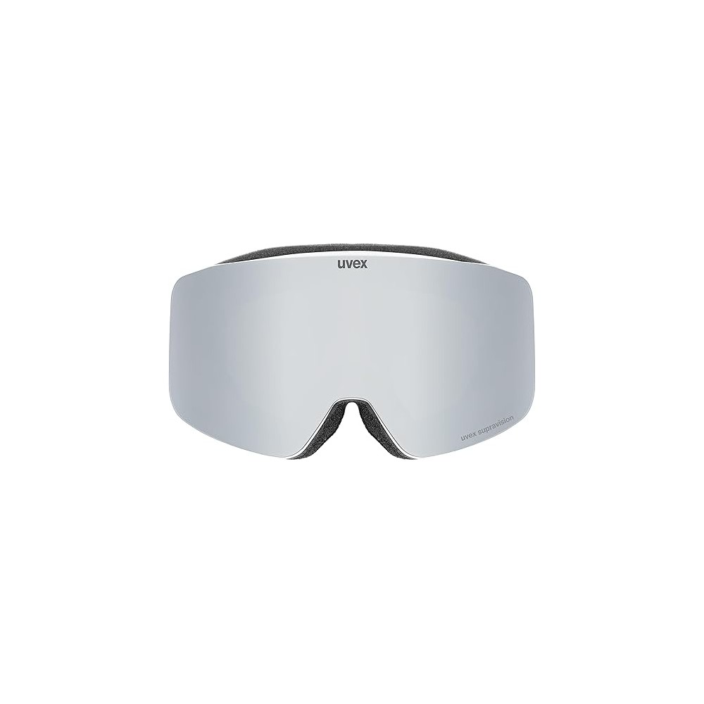 MASCHERA SCI UVEX PWDR FM GREEN CLEAR  WHITE MATT