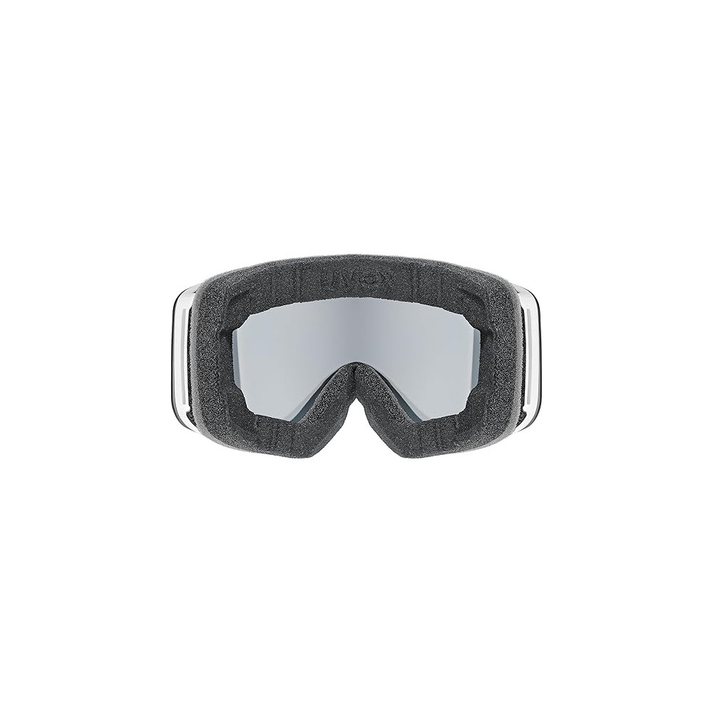 MASCHERA SCI UVEX PWDR FM GREEN CLEAR  WHITE MATT