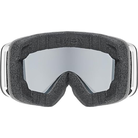 MASCHERA SCI UVEX PWDR FM GREEN CLEAR  WHITE MATT