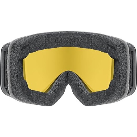 MASCHERA SCI UVEX PWDR FM GREEN CLEAR MIRROR GREEN