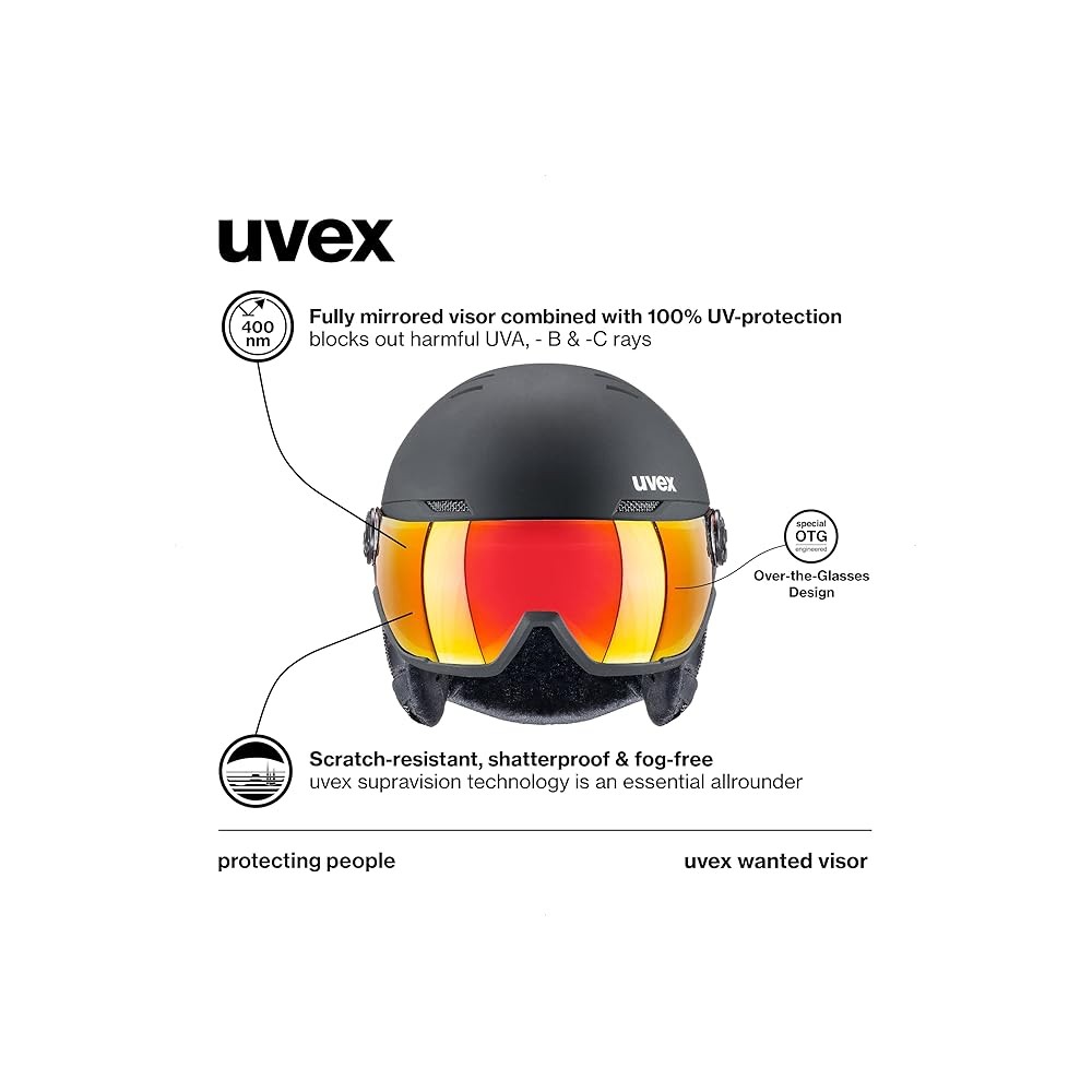 CASCO SCI UVEX WANTED VISOR BLACK