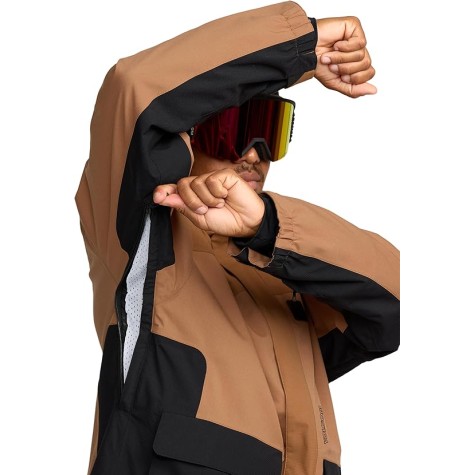 GIACCA SNOW VOLKOM KLEVELAND JACKET BROWN