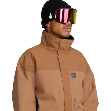 GIACCA SNOW VOLKOM KLEVELAND JACKET BROWN