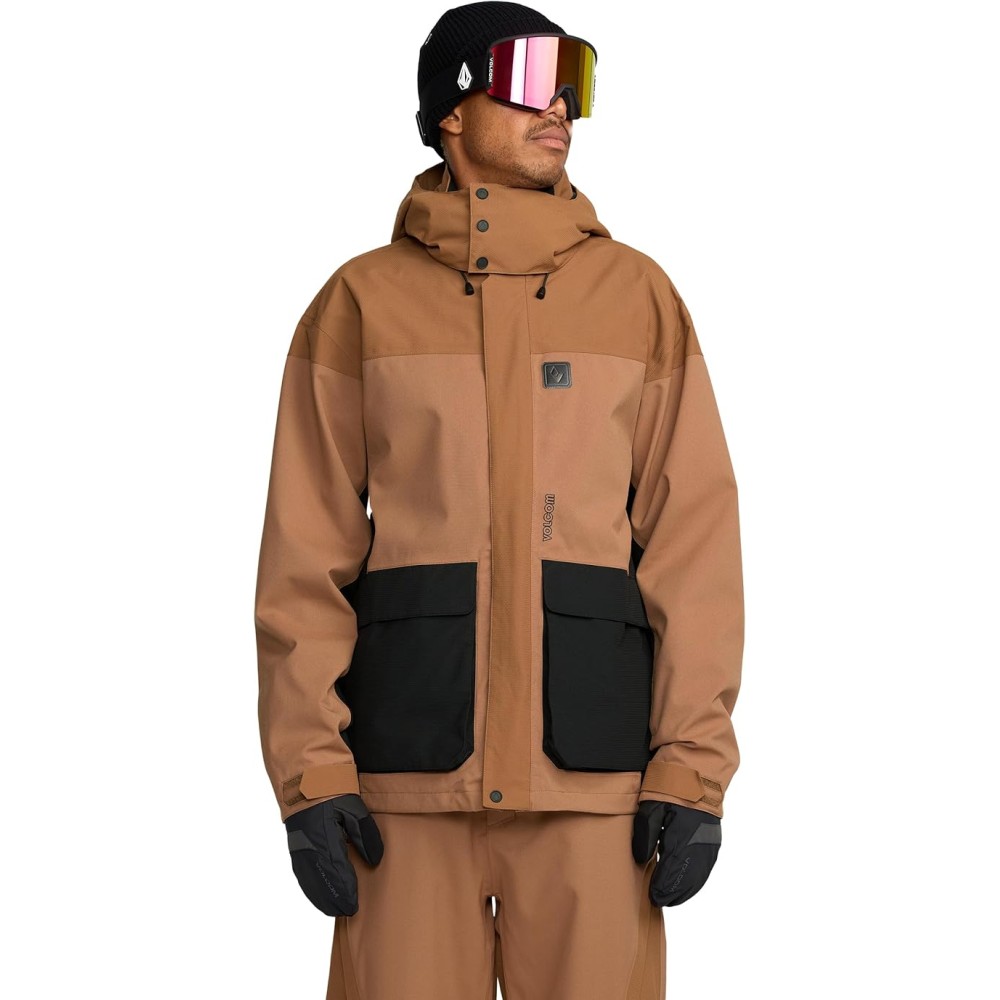 GIACCA SNOW VOLKOM KLEVELAND JACKET BROWN