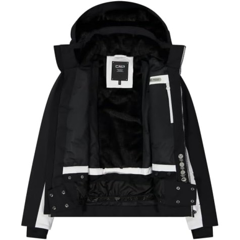 CMP Giacca da donna con cerniera, colore nero