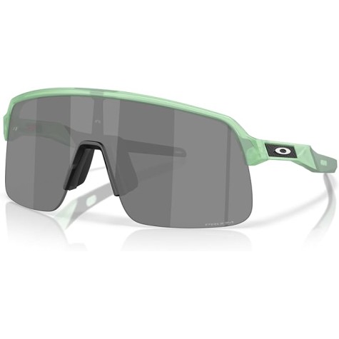Oakley Oo9496 Sutro Lite S Occhiali da Sole Donna Sportivi Rettangolari, Giada Trasparente Opaco/Nero Prizm, 34 mm