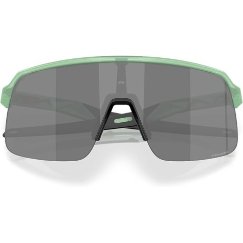 Oakley Oo9496 Sutro Lite S Occhiali da Sole Donna Sportivi Rettangolari, Giada Trasparente Opaco/Nero Prizm, 34 mm