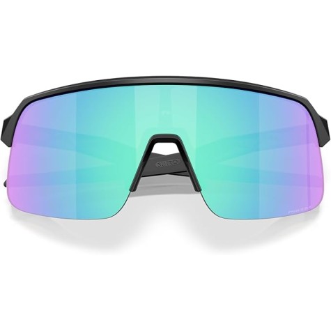 Oakley OO9496 Sutro Lite S Occhiali da Sole Polarizzati Rettangolari, Nero Opaco/Prizm Sapphire, 34 mm