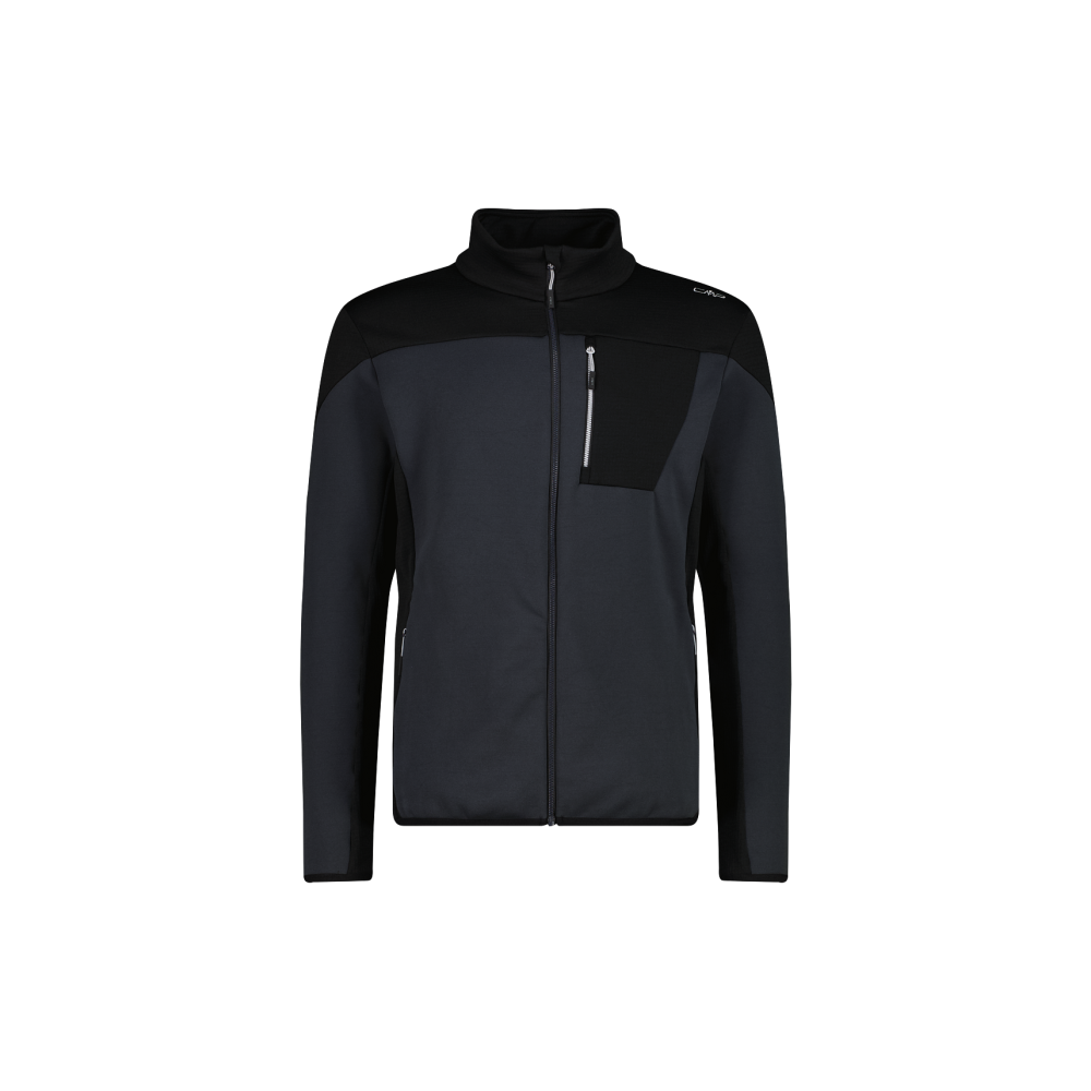 Pile Grid Tech da uomo in block color BLACK...