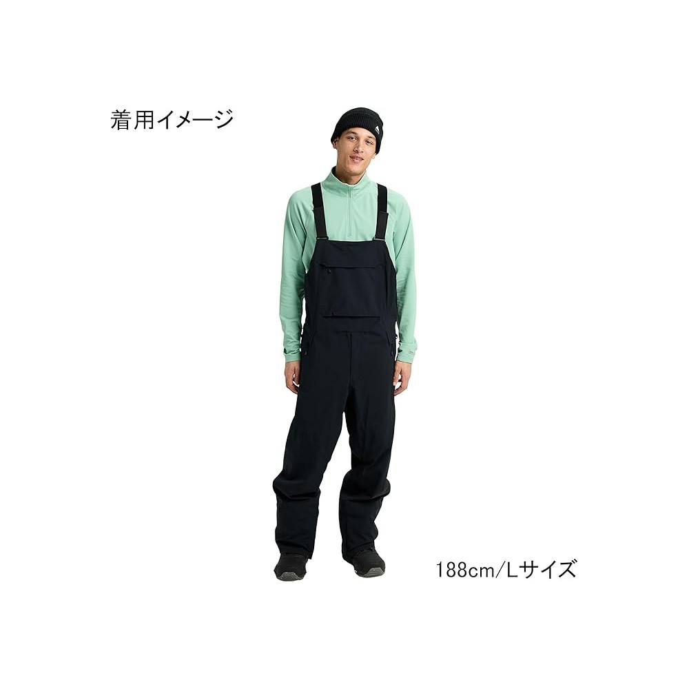 SALOPETTE SNOW BURTON NERO MAN RSRV