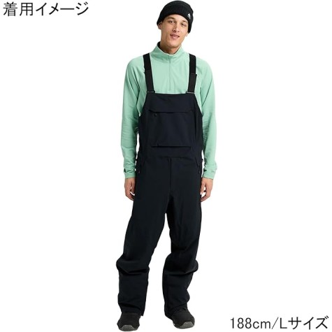 SALOPETTE SNOW BURTON NERO MAN RSRV