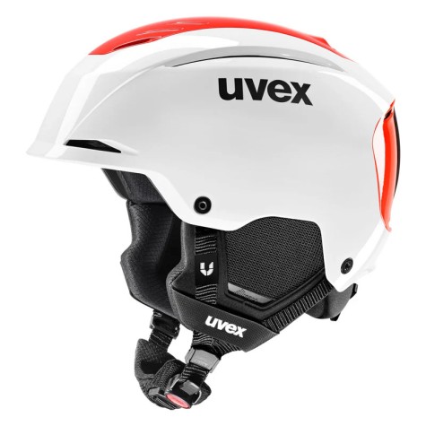 CASCO SCI UVEX RESOLUTION SL WHITE ELETTRIC RED