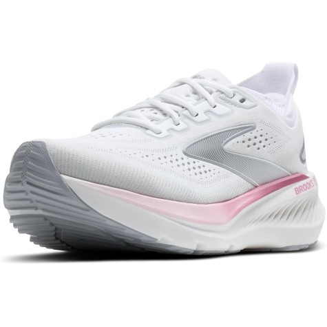 BROOKS glycerin gts 23 white horbor mist metallic woman