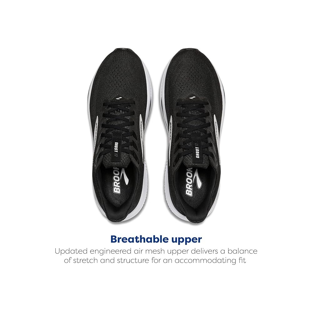 BROOKS ghost 17 woman black gray white