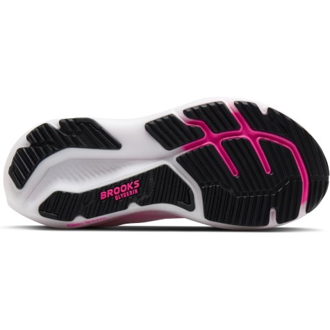 BROOKS glycerin25 woman white phontom cyber pink
