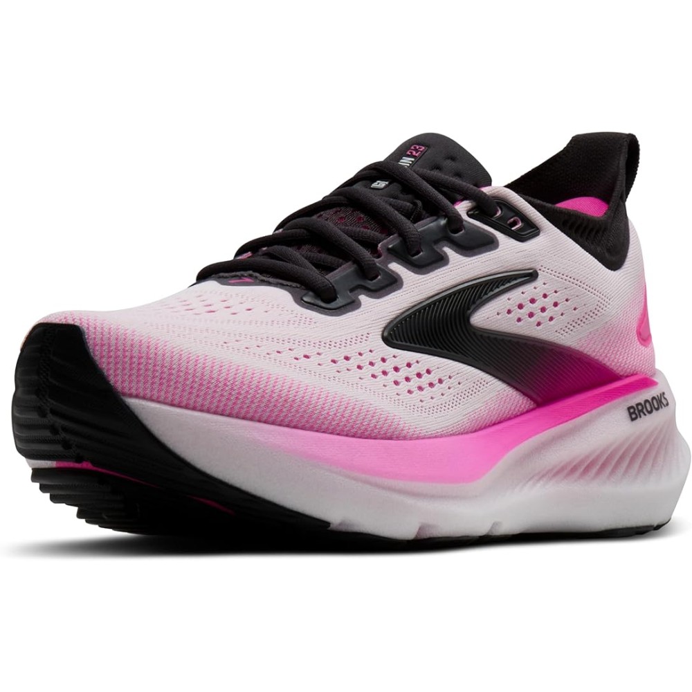 BROOKS glycerin25 woman white phontom cyber pink