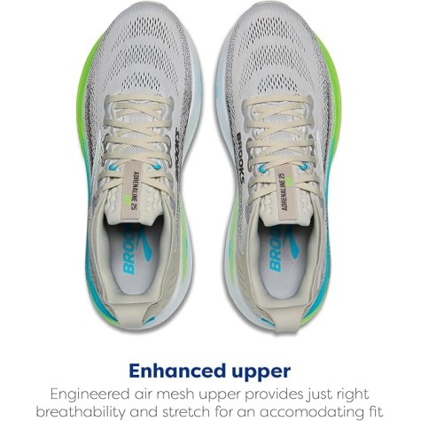 BROOKS ADRENALINE GTS 25 MAN OYSTER GREEN GECKO BLUE
