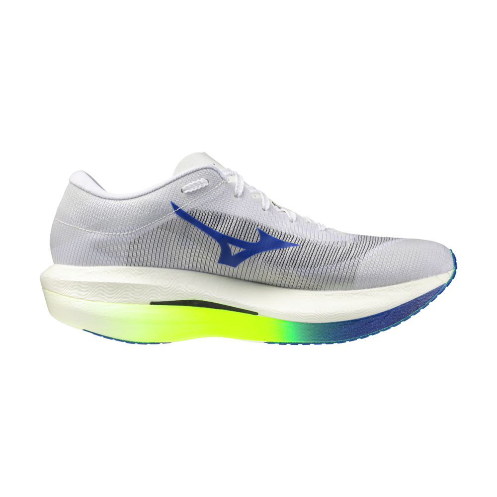 MIZUNO RUNNING HIPERWARP MAN WHITE CITRON