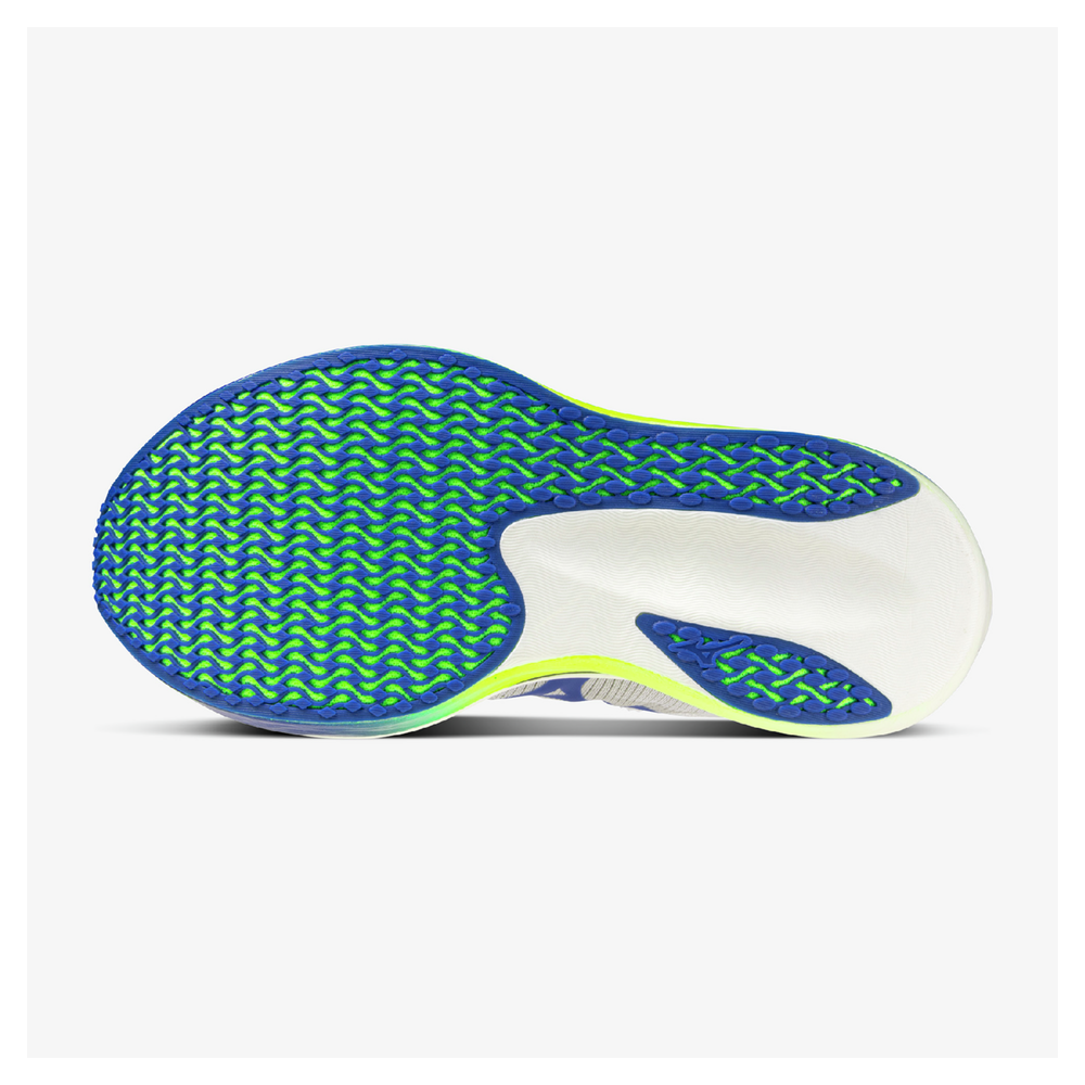 MIZUNO RUNNING HIPERWARP MAN WHITE CITRON