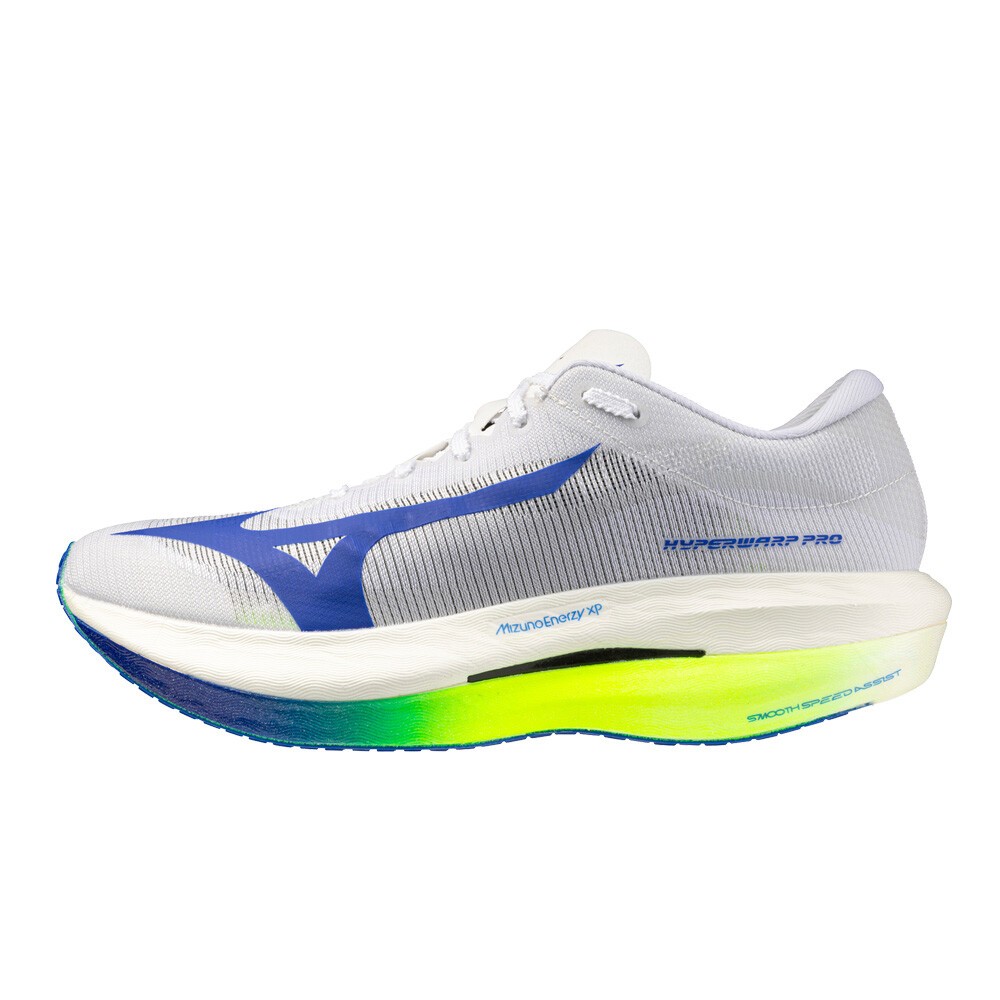 MIZUNO RUNNING HIPERWARP WOMAN WHITE CITRON