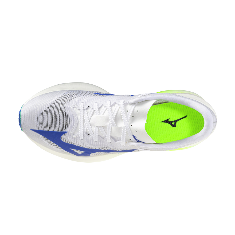 MIZUNO RUNNING HIPERWARP WOMAN WHITE CITRON