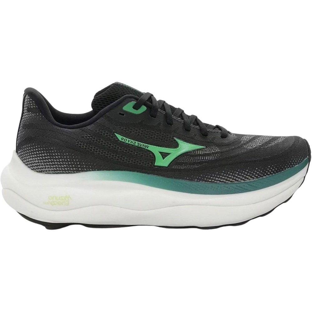 SCARPA RUNNING MIZUNO WAVE SKY 9 BLACK GREEN MAN