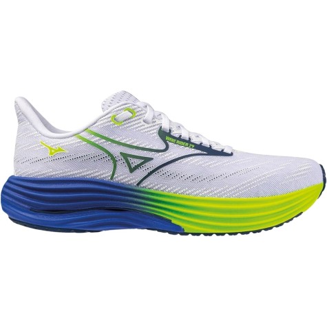 SCARPE RUNNING MIZUNO RIDER 29 WHITE ROYAL GREEN MAN