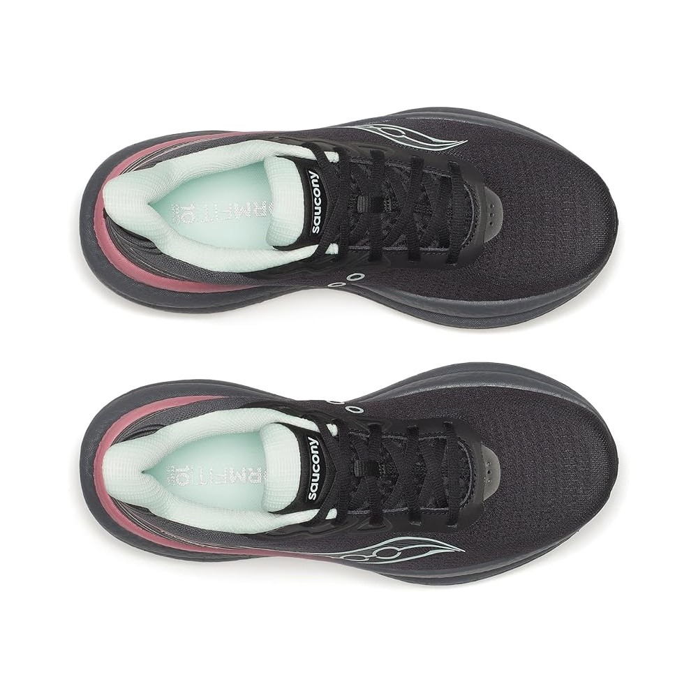 SCARPE RUNNING SAUCONY TRIUMPH 23 WOMAN BLACK CALM