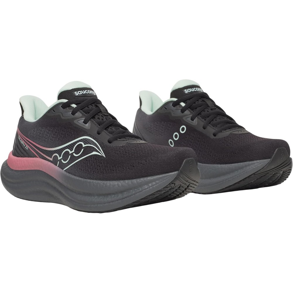 SCARPE RUNNING SAUCONY TRIUMPH 23 WOMAN BLACK CALM