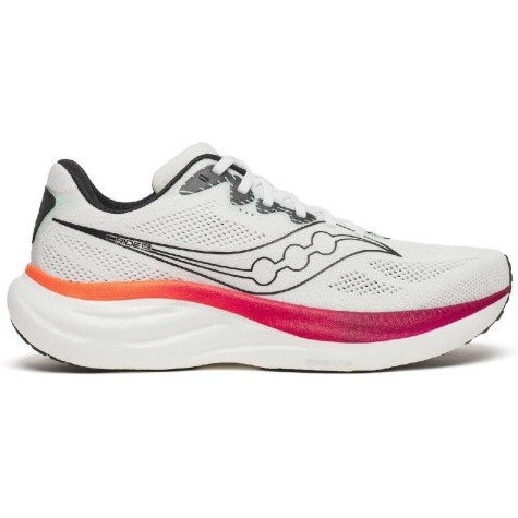 SCARPA RUNNING SAUCONY RIDE 19 WHITE CRIMSON