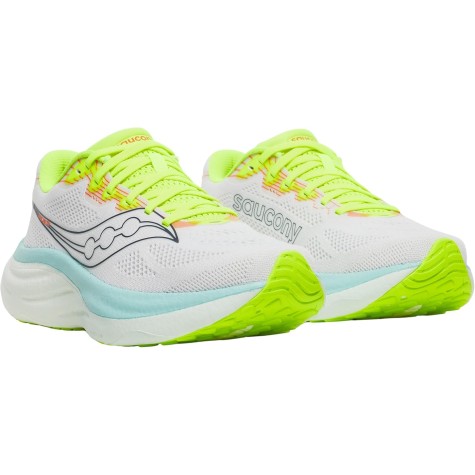SAUCONY RIDE 19 DONNA WHITE SPLASH BLANK