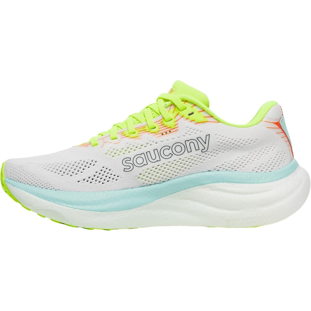 SAUCONY RIDE 19 DONNA WHITE SPLASH BLANK