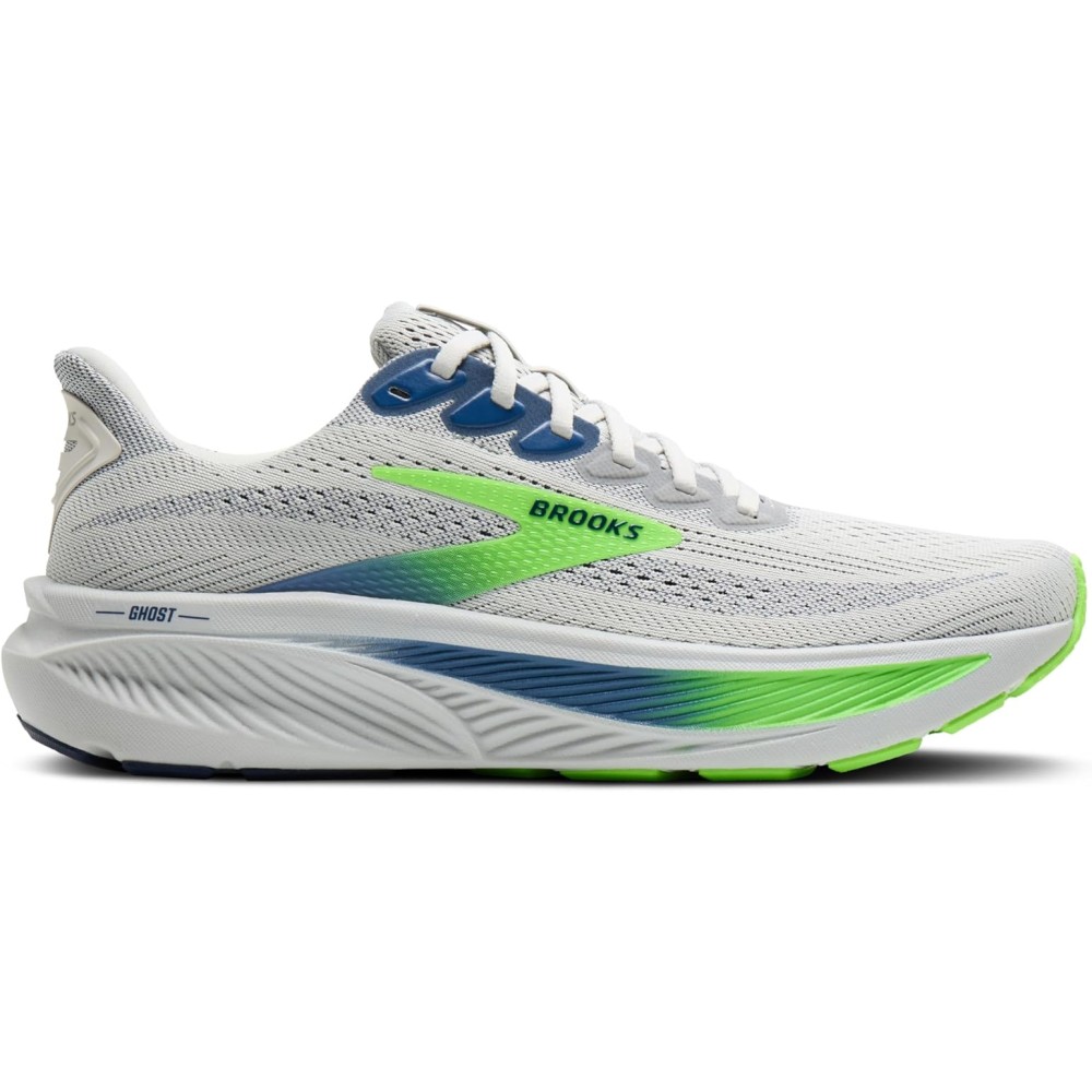 BROOKS GHOST 17 UOMO COLORE OYSTER/BEACON...