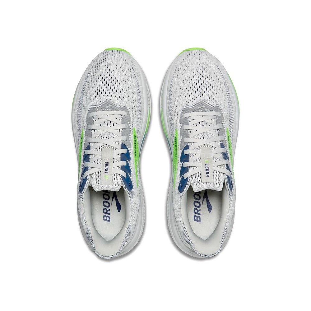 BROOKS GHOST 17 UOMO COLORE OYSTER/BEACON...