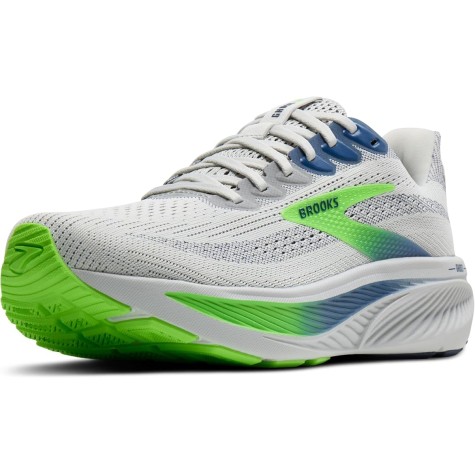 BROOKS GHOST 17 UOMO COLORE OYSTER/BEACON BLUE/GECKO