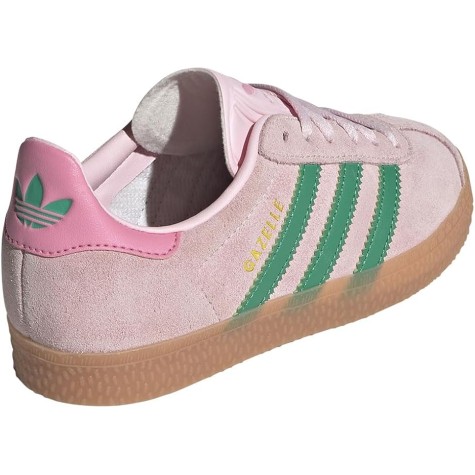 SCARPA ADIDAS GAZELLE C CLPINK COUGRN BLIPNK  KIDS