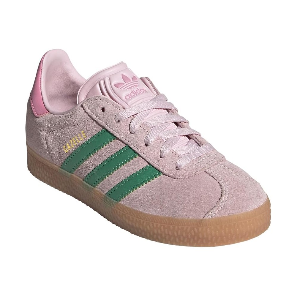 SCARPA ADIDAS GAZELLE C CLPINK COUGRN BLIPNK  KIDS