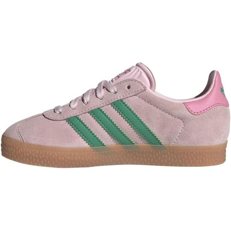 SCARPA ADIDAS GAZELLE C CLPINK COUGRN BLIPNK  KIDS