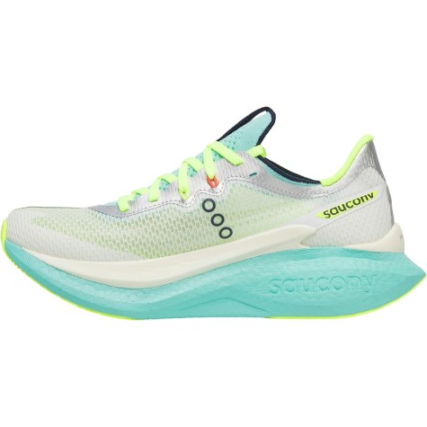 SCARPA RUNNING SAUCONY ENDORPHIN PRO 5 WHITE SLPASH BLANC DONNA art.S11064-120